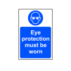 Eye Protection Must Be Worn Sign - RPVC, 200 X 300mm